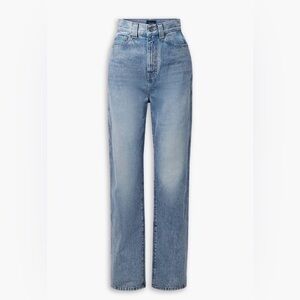KHAITE High Rise Blue Jeans